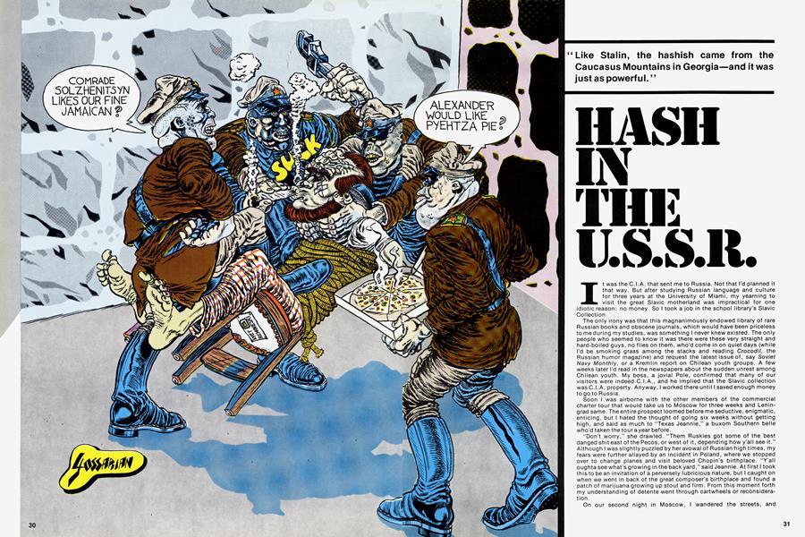 HASH IN THE U.S.S.R.