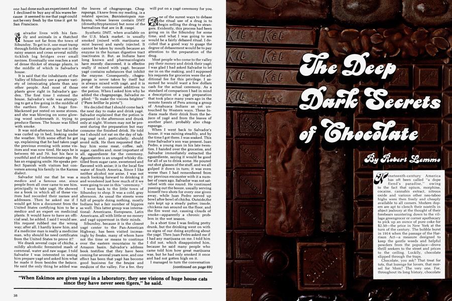 The Deep Dark Secrets of Chocolate