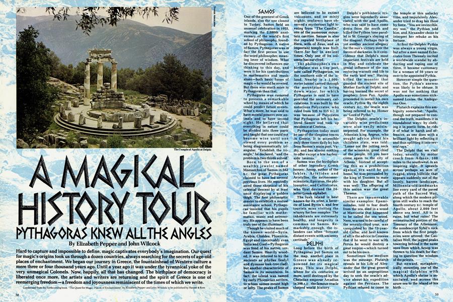 A MAGICAL HISTORY TOUR