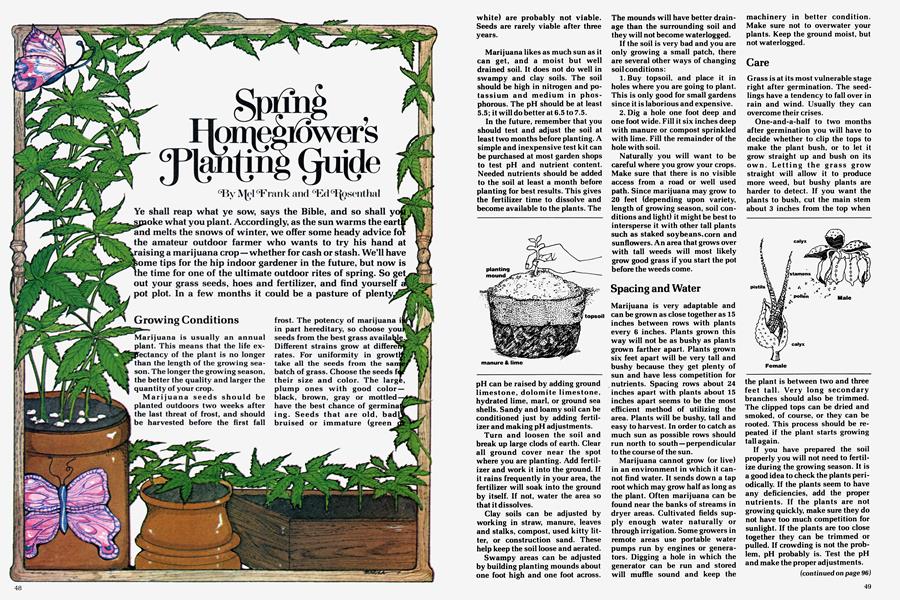 Spring Homegrower's planting Guide