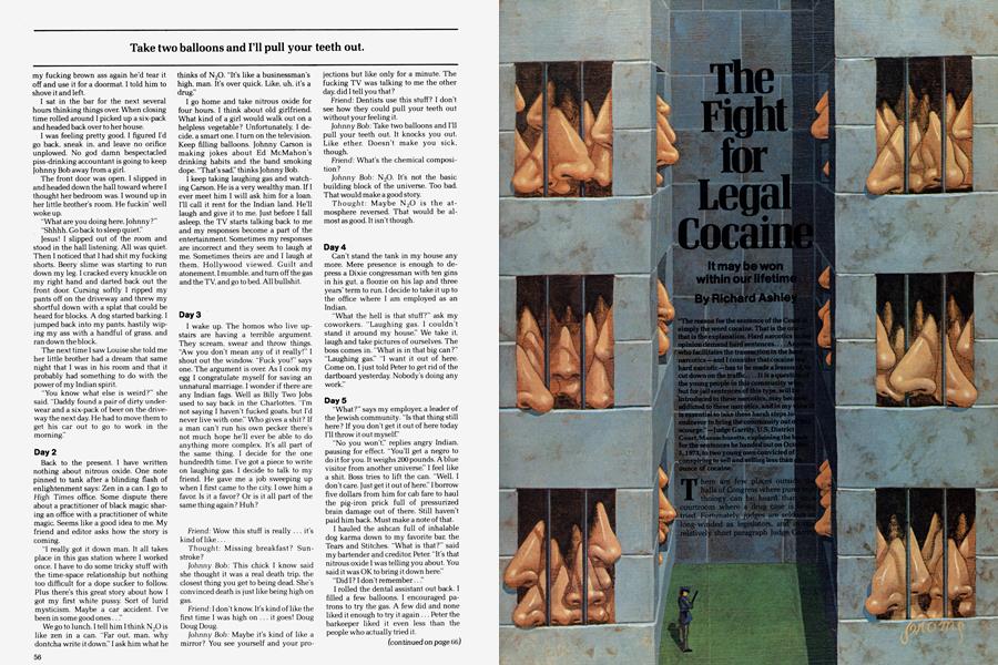 The Fight for Legal Cocaine