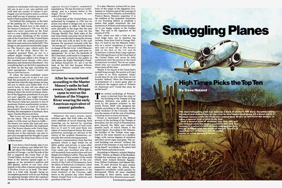 Smuggling Planes