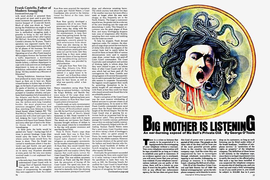 BIG MOTHER IS LISTENING