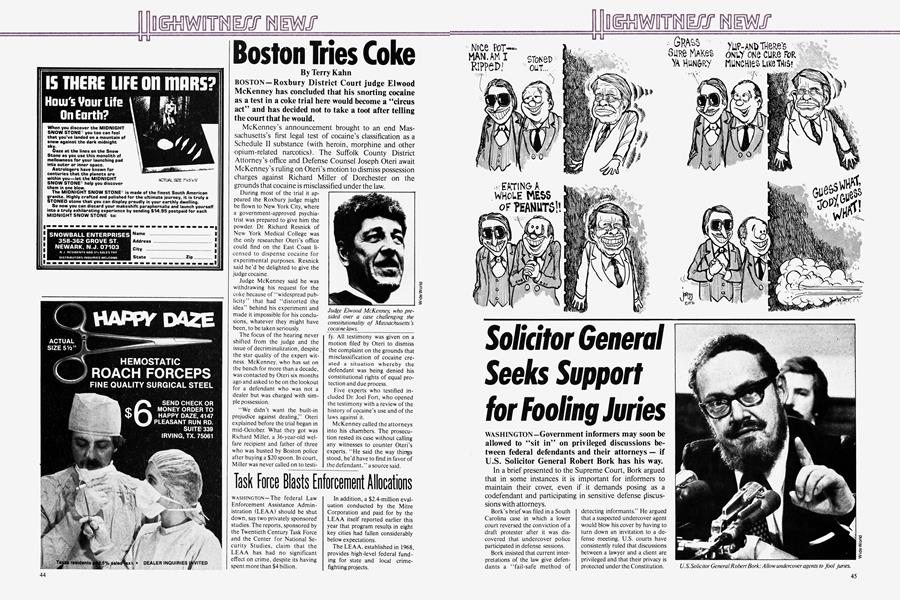 Boston Tries Coke