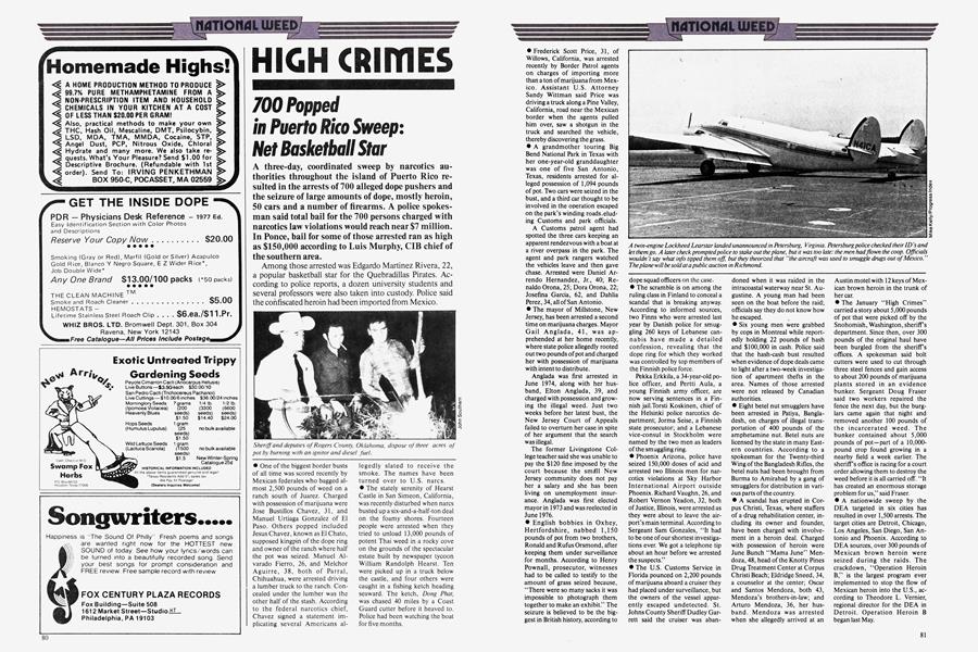 HIGH CRIMES