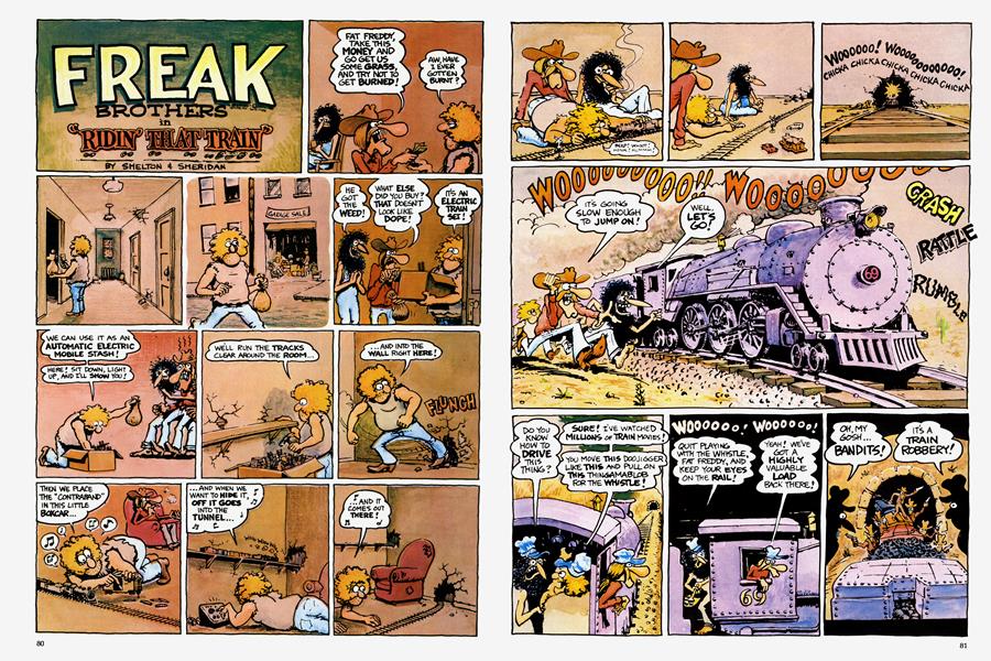 FREAK BROTHERS in RIDIN THAT TRAIN
