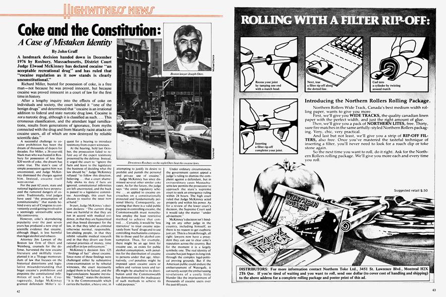 Coke and the Constitution: