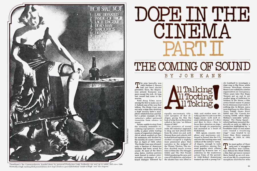 DOPE IN THE CINEMA PART II
