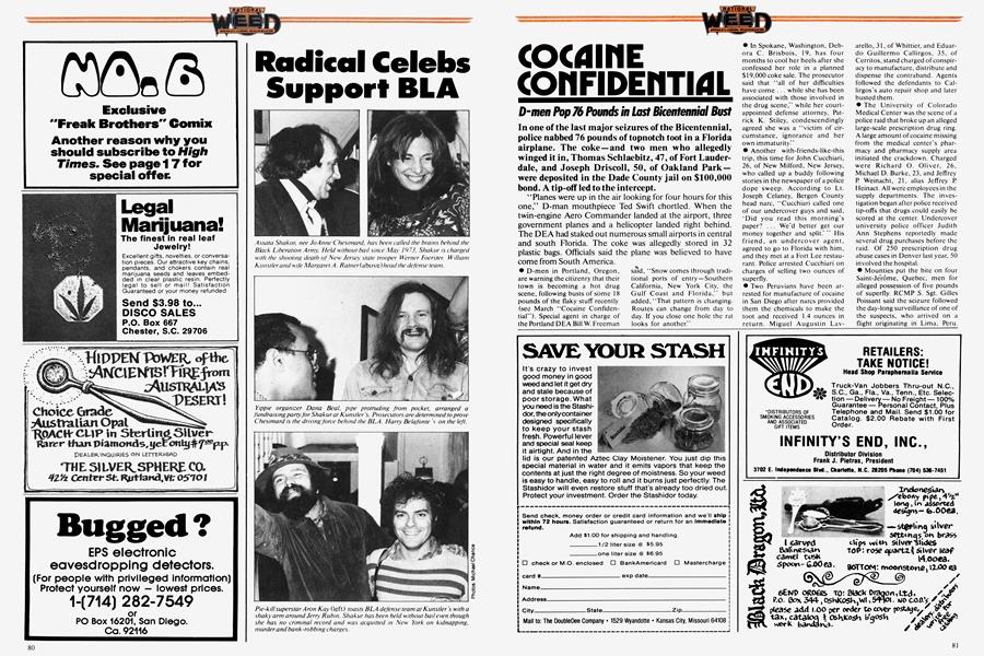 COCAINE CONFIDENTIAL