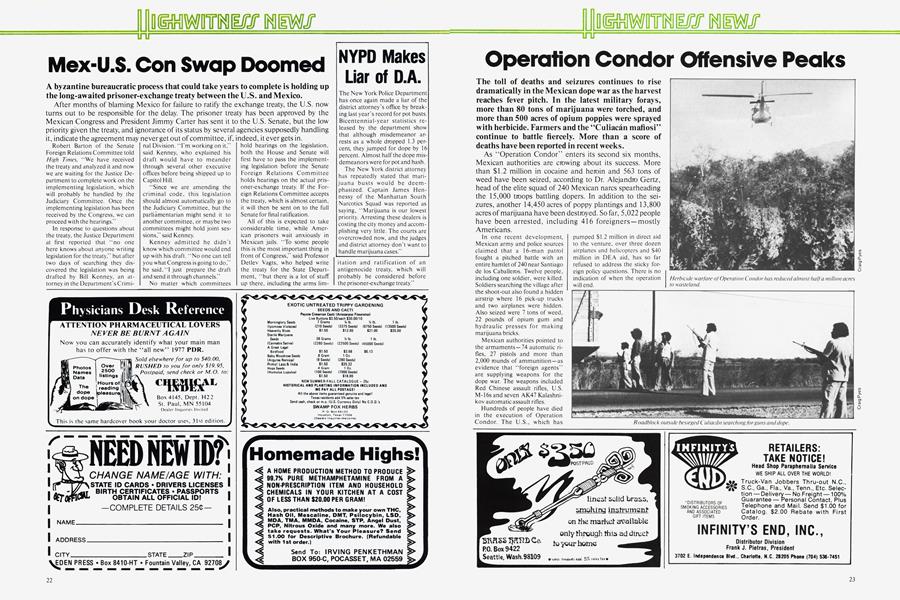 Mex-U.S. Con Swap Doomed