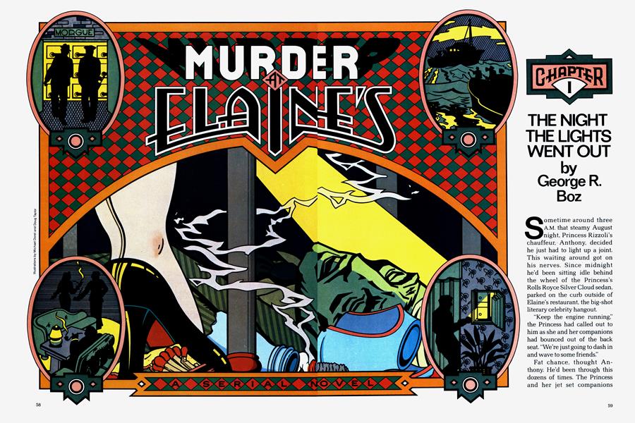 MURDER AT ELAINE'S