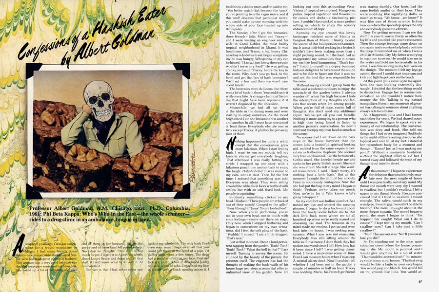 Confessions of a Hashish Eater