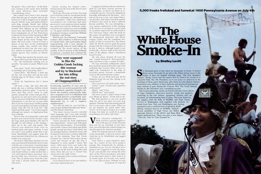 The White House Smoke-In