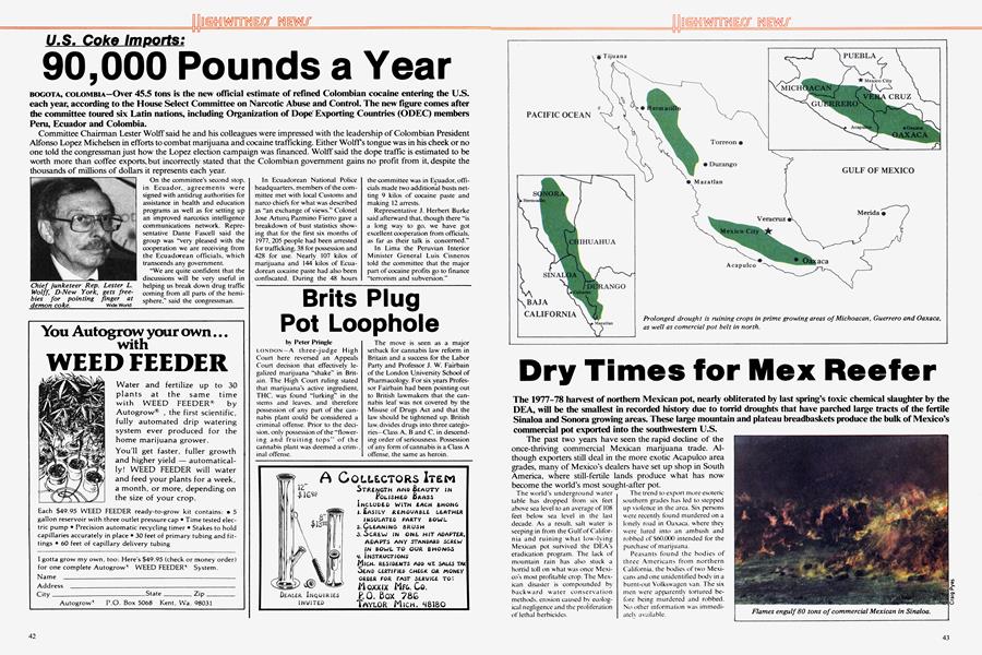 Dry Times for Mex Reefer