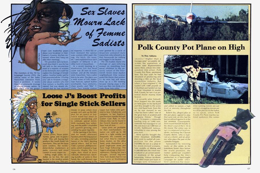 Polk County Pot Plane on High