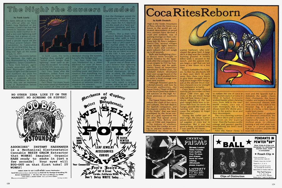 Coca Rites Reborn