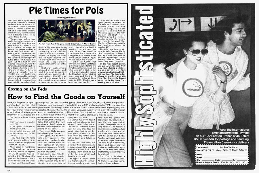 Pie Times for Pols