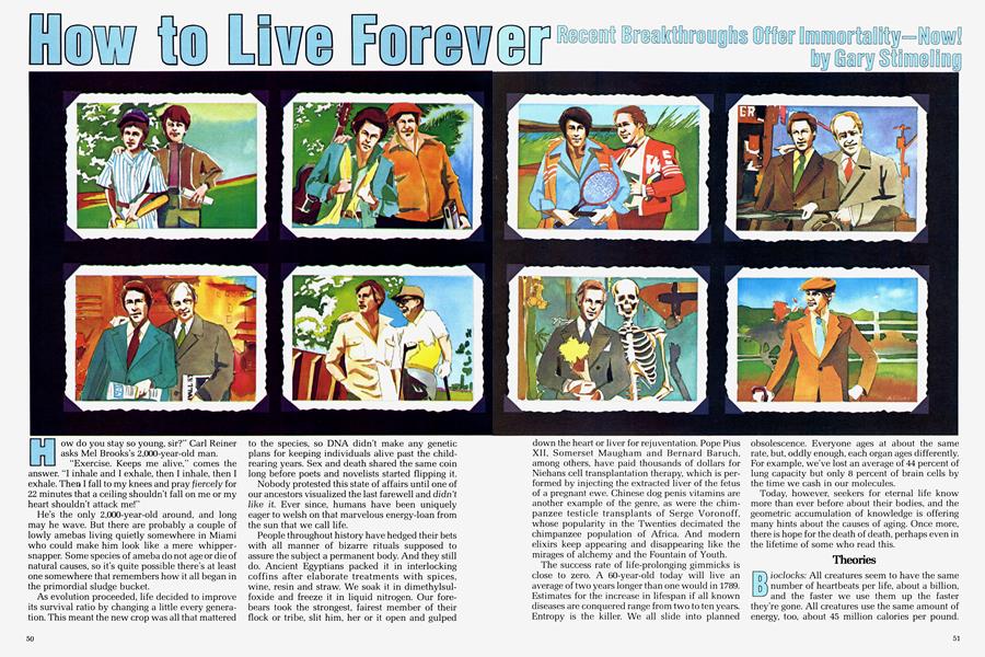 How to Live Forever