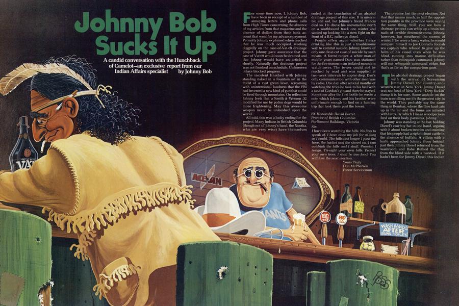 Johnny Bob Sucks It Up