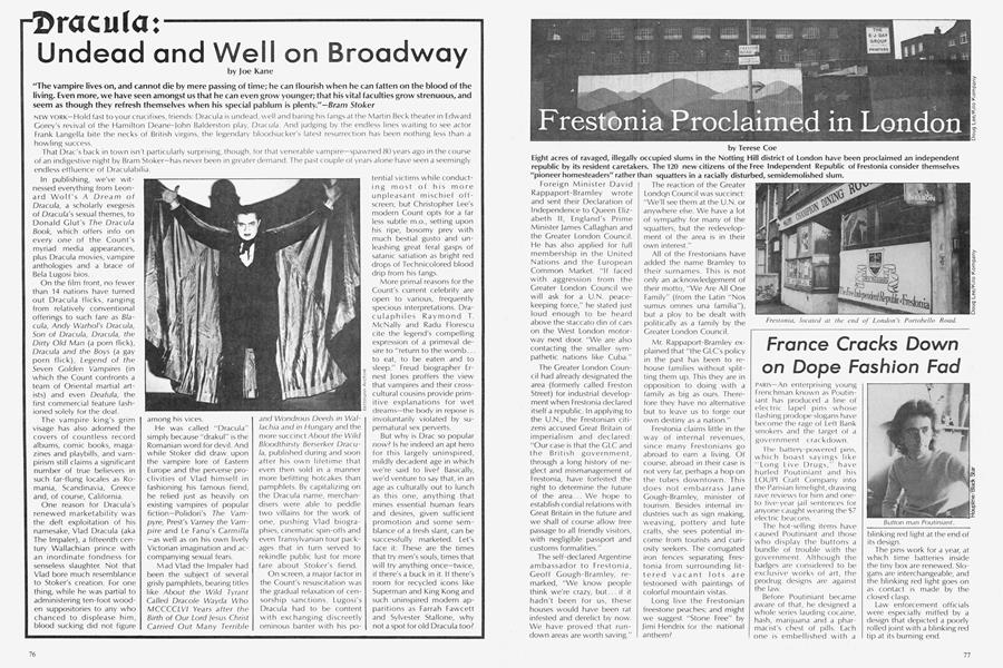 Dracula: Undead and Well on Broadway