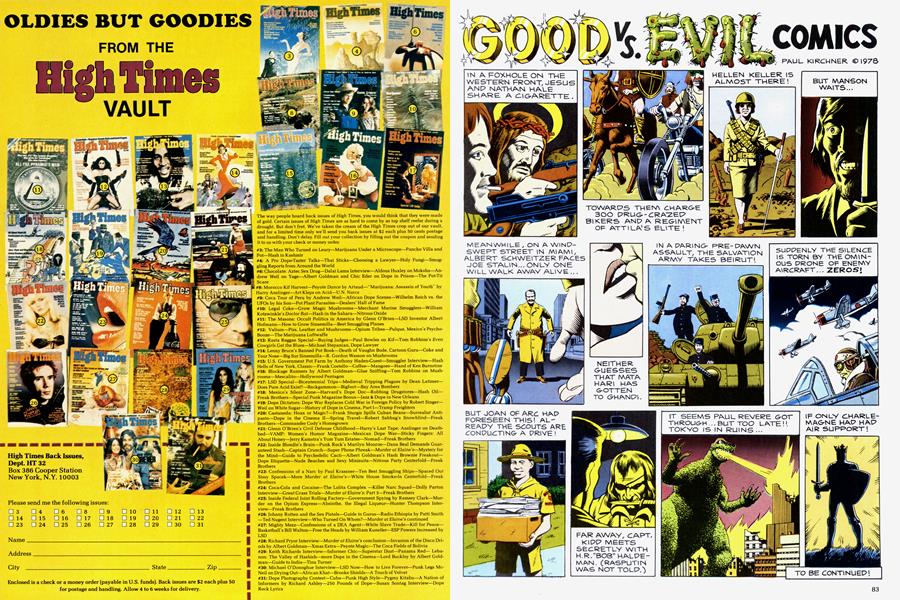 GOOD VS. EVIL COMICS
