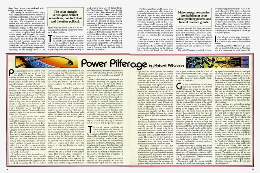 Power Pilferage