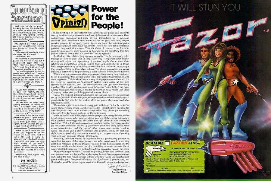 Power for the People!