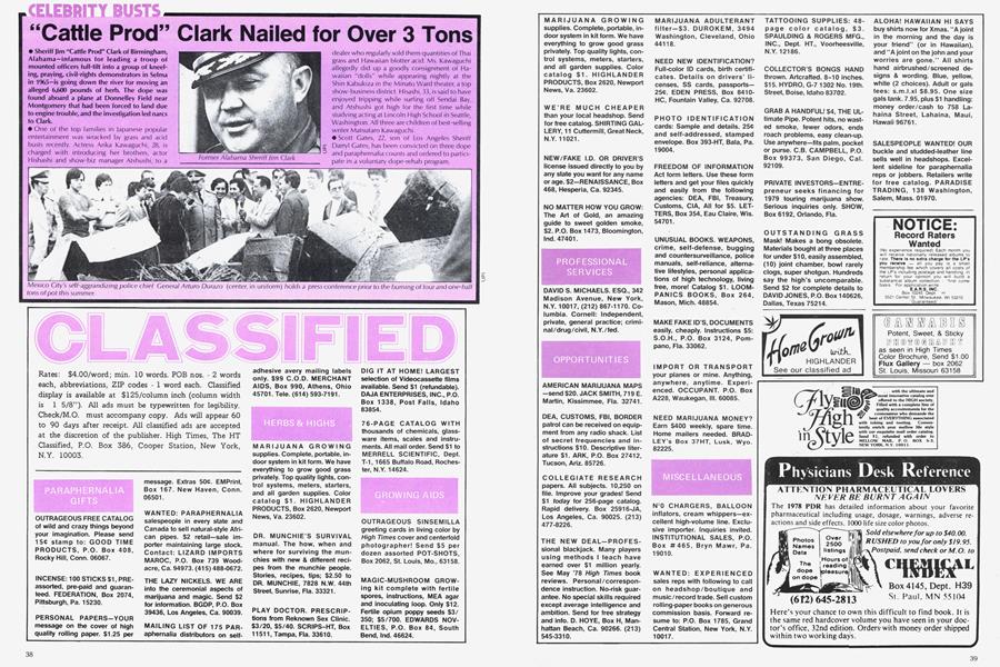 “Cattle Prod” Clark Nailed for Over 3 Tons