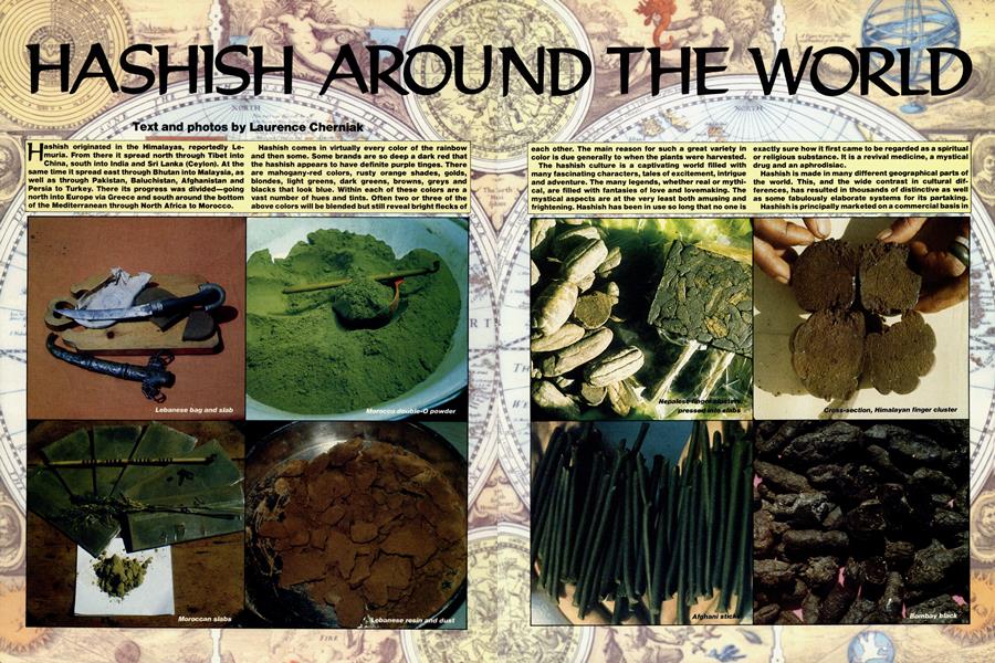 HASHISH AROUND THE WORLD