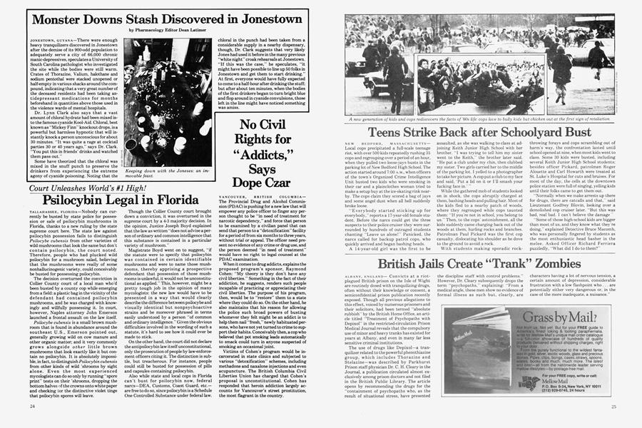 Monster Downs Stash Discovered in Jonestown