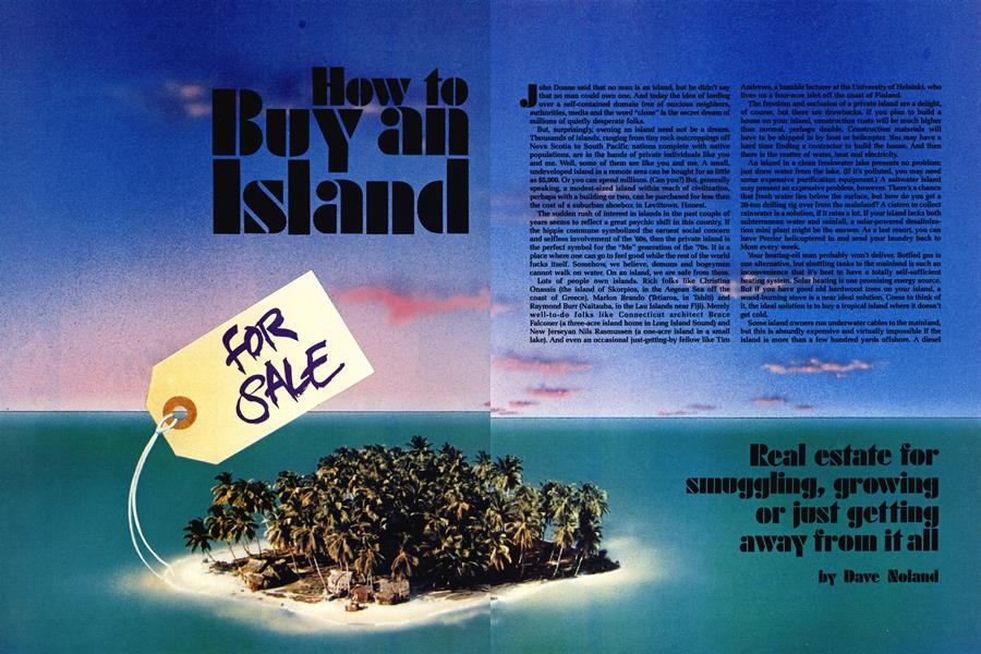 How to Buy an Island