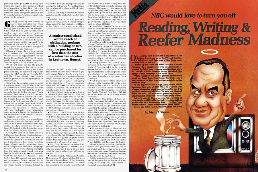 Reading, Writing & Reefer Madness