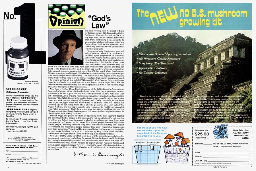 “God's Law"