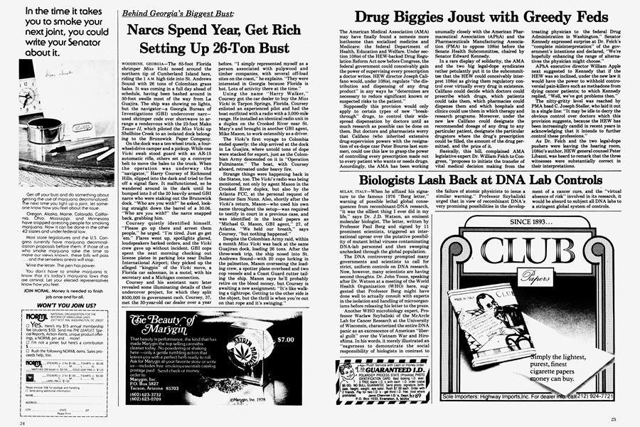 Drug Biggies Joust with Greedy Feds