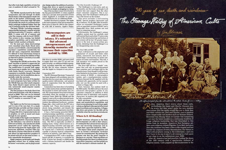 The Strange History of American Cults