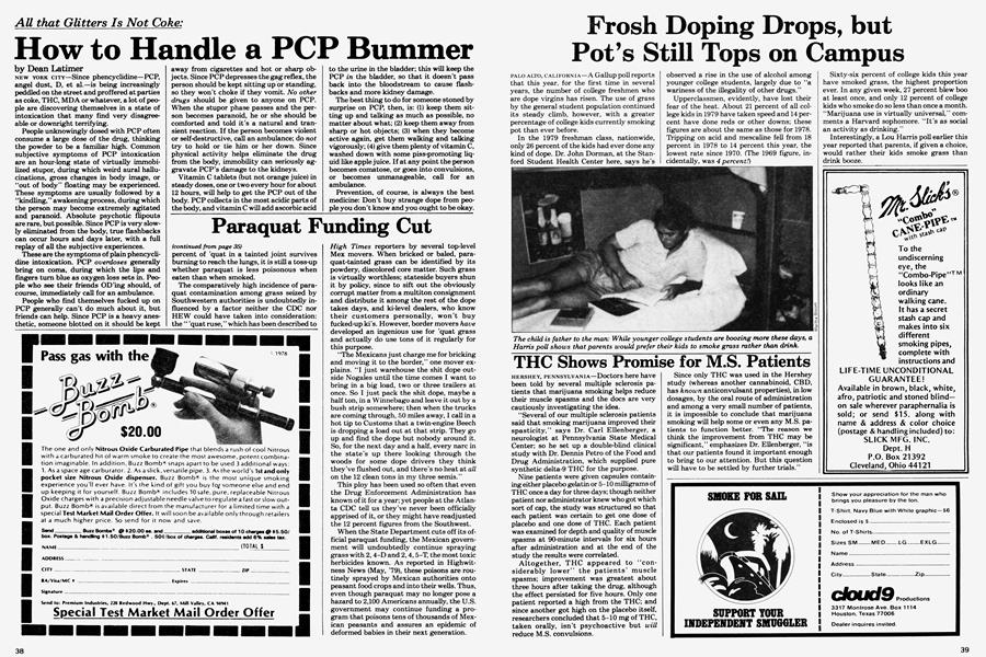 How to Handle a PCP Bummer