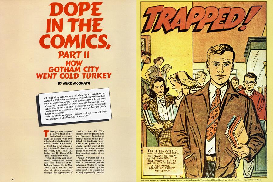 DOPE IN THE COMICS, PART II