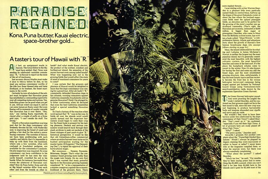 PARADISE REGAINED