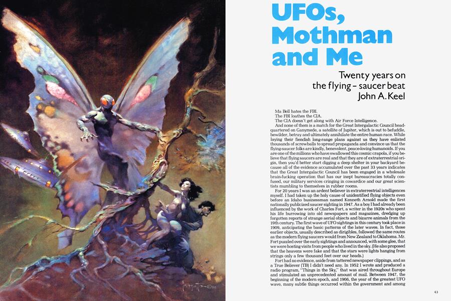 UFOs, Mothman and Me