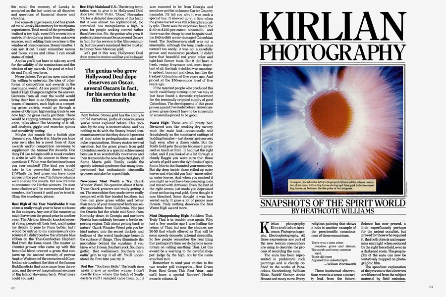 KIRLIAN PHOTOGRAPHY