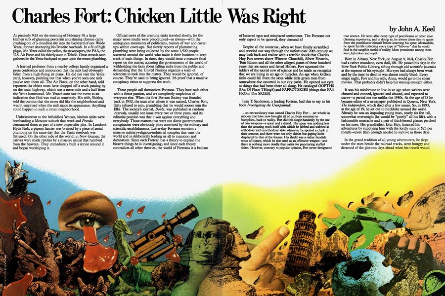 Charles Fort: Chicken Little Was Right