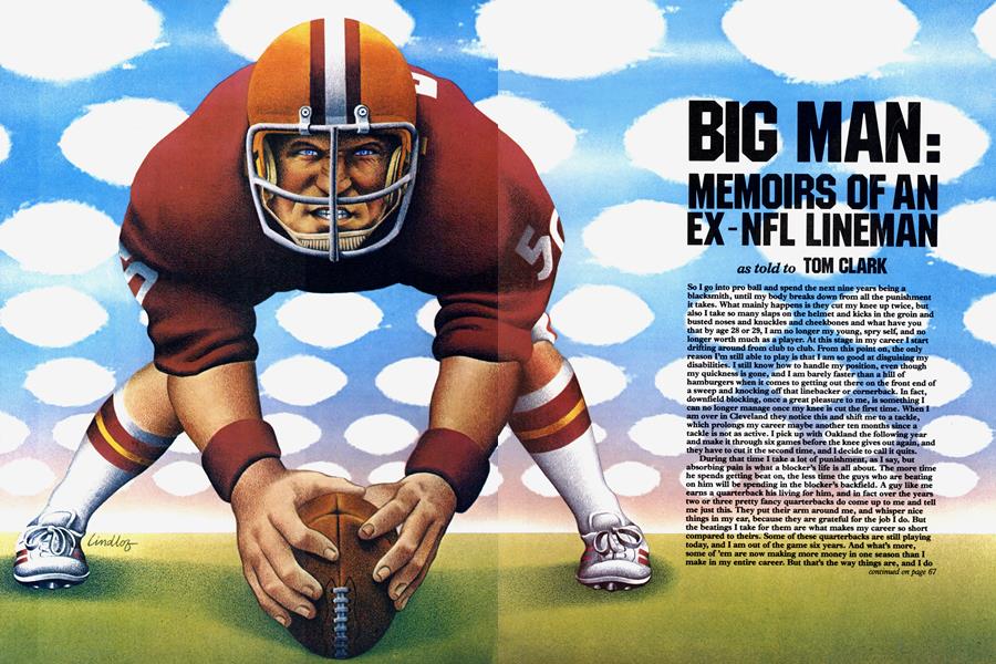 MEMOIRS OF AN EX-NFL LINEMAN