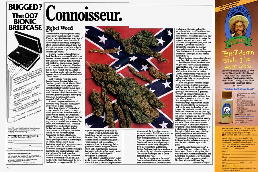 Connoisseur.