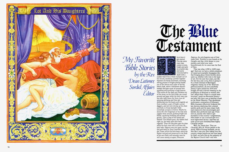 The Blue Testament