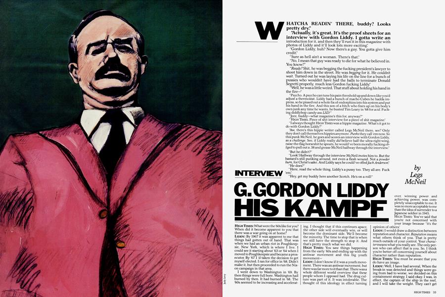 G. GORDON LIDDY HIS KAMPF