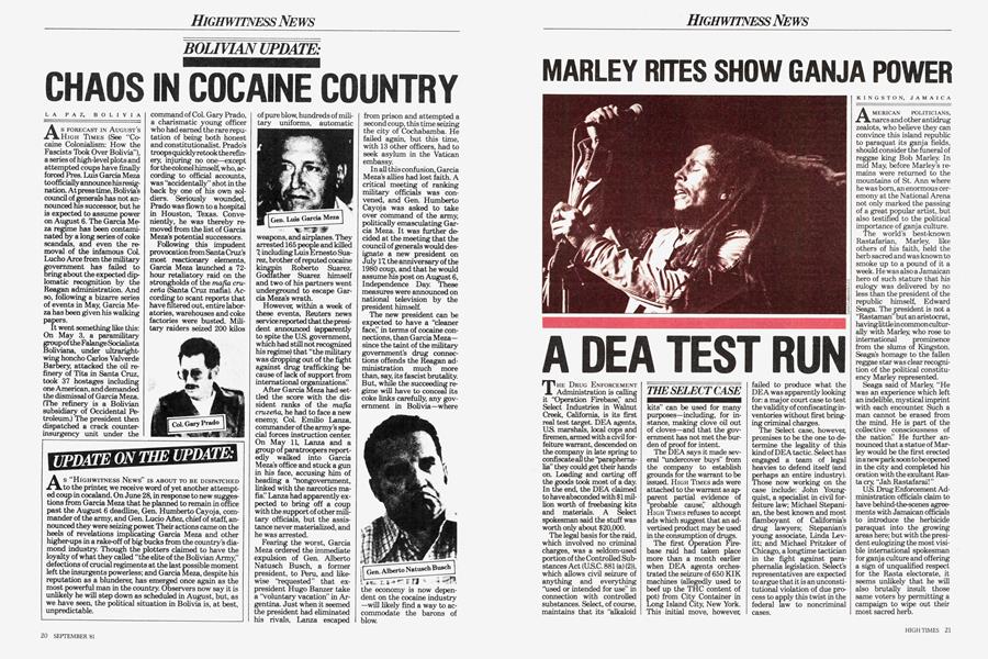 A DEA TEST RUN