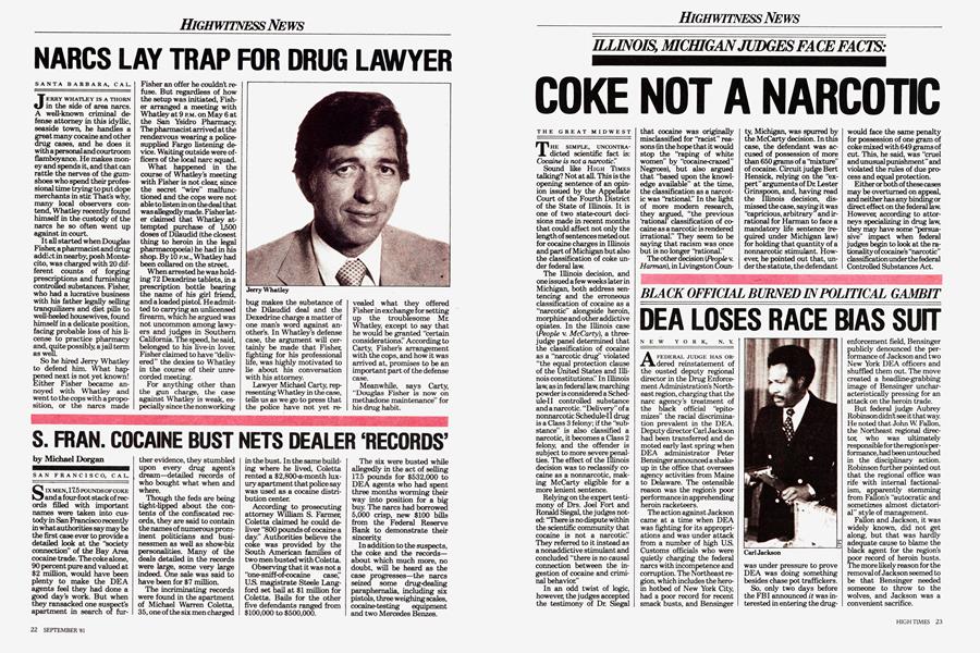 NARCS LAY TRAP FOR DRUG LAWYER