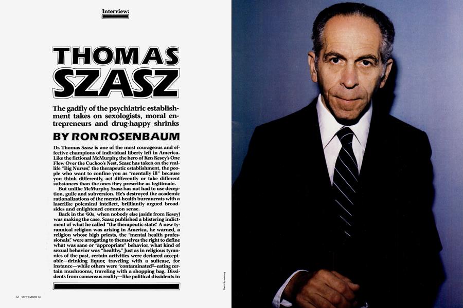 THOMAS SZASZ