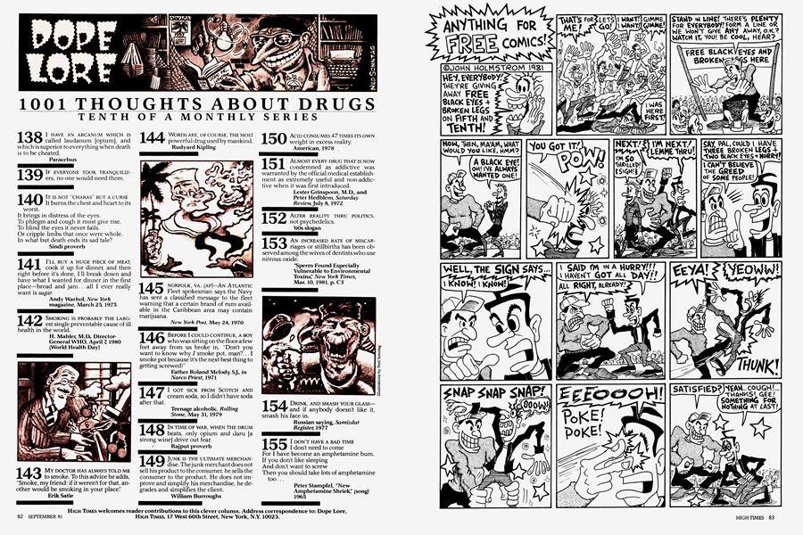 ANYTHING FOR FREE COMICS!