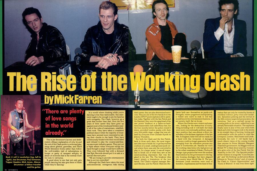 The Rise of the Working Clash